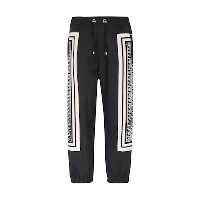BALMAIN Black Mid-Waist Jogger Pants Casual Wear. BH1PO060XG26-EJB