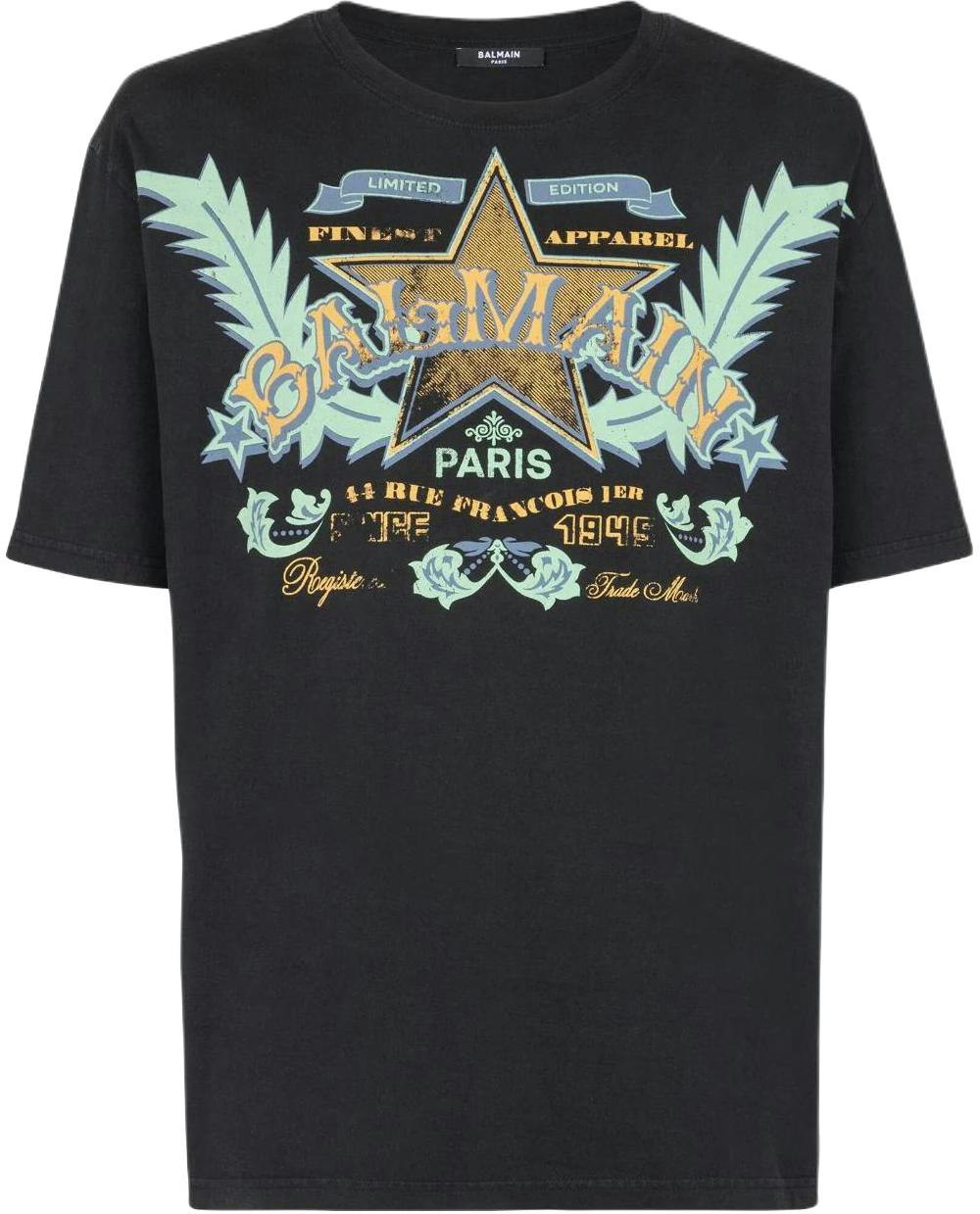 balmain-black-t-shirt-with-letter-pattern-design-ch-1-eg-000-gd-28-eah