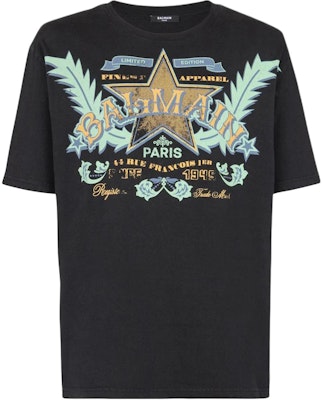 巴尔曼 黑色字母图案设计T恤。 CH1EG000-GD28-EAH Buy 巴尔曼 黑色字母图案设计T恤。 CH1EG000-GD28-EAH