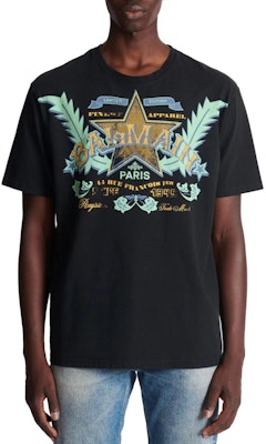 巴尔曼 黑色字母图案设计T恤。 CH1EG000-GD28-EAH Details for 巴尔曼 黑色字母图案设计T恤。 CH1EG000-GD28-EAH