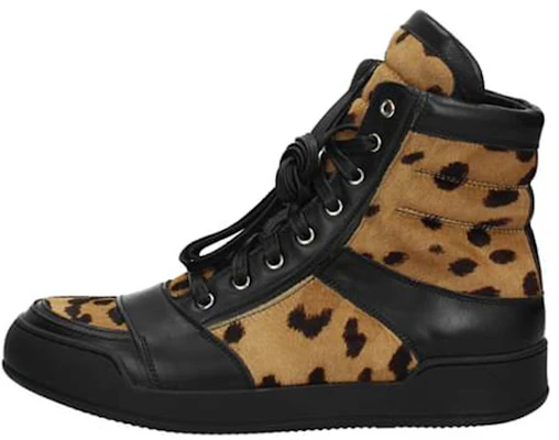 Balmain 'Brown Leopard Print' HT300C692176 Buy Balmain 'Brown Leopard Print' HT300C692176