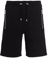 Order BALMAIN 高腰抽繩直筒休閒短褲黑色. AH1OA000BB340PA