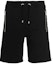 Order 발망 하이웨이스트 드로스트링 스트레이트 캐주얼 쇼츠 블랙. AH1OA000BB340PA