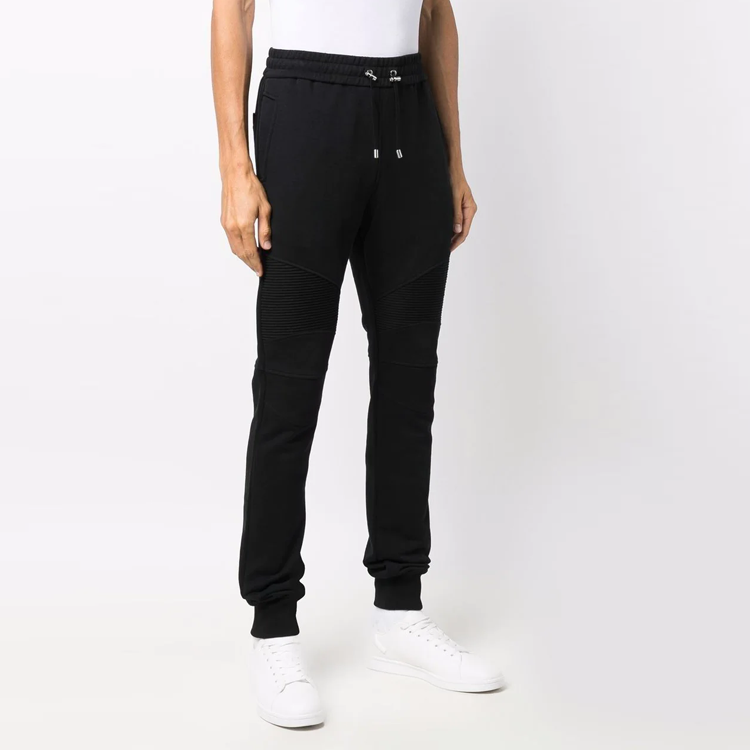 Shop 巴尔曼 金属标志运动裤 - 黑色 WH0OB000B161EAC