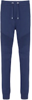 BALMAIN Navy Blue Elastic Waist Jogger Knit Pants BH1OB000-BB66-SJW BALMAIN Navy Blue Elastic Waist Jogger Knit Pants BH1OB000-BB66-SJW