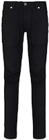 BALMAIN Slim-Fit Mid-Rise Black Denim Jeans BH1MG001DD71-0PA BALMAIN Slim-Fit Mid-Rise Black Denim Jeans BH1MG001DD71-0PA