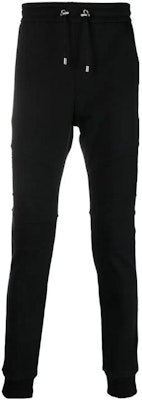 BALMAIN Seluar Jogger Slim Fit Knit dengan Pinggang Bertali Hitam. BH1OB000BB04-EAB Order BALMAIN Seluar Jogger Slim Fit Knit dengan Pinggang Bertali Hitam. BH1OB000BB04-EAB