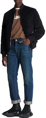 발망 슬림핏 멀티포켓 크롭드 진 블루 BH0MI044-DD93-6KD Lookbook 발망 슬림핏 멀티포켓 크롭드 진 블루 BH0MI044-DD93-6KD