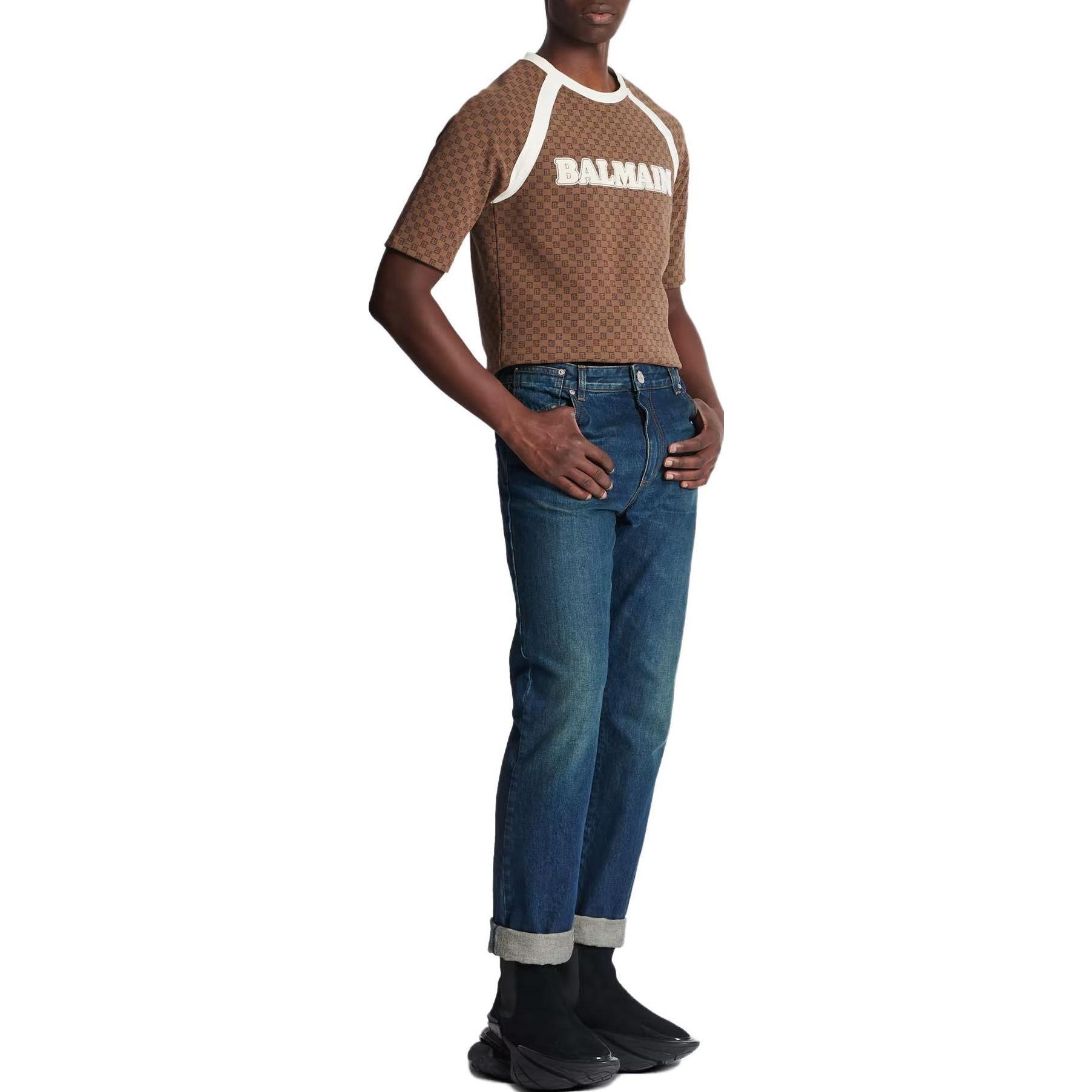 Purchase 발망 슬림핏 멀티포켓 크롭드 진 블루 BH0MI044-DD93-6KD