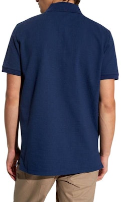 발망 솔리드 컬러 버튼 반팔 폴로 셔츠 - 블루 CH1GB000-JB82-6AN Purchase 발망 솔리드 컬러 버튼 반팔 폴로 셔츠 - 블루 CH1GB000-JB82-6AN