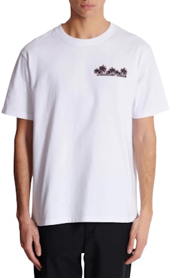 バルマン ホワイト グラフィックプリント クルーネックTシャツ DH1EG000GD82-GCS Purchase バルマン ホワイト グラフィックプリント クルーネックTシャツ DH1EG000GD82-GCS