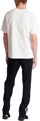 BALMAIN Kaos Putih Slim Fit Lengan Pendek Crew Neck dengan Huruf. CH1EG000-GD29-GAB Shop BALMAIN Kaos Putih Slim Fit Lengan Pendek Crew Neck dengan Huruf. CH1EG000-GD29-GAB