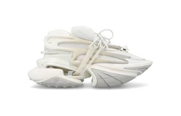 Balmain Jordan 1 Low 'Unicorn White' 圖 3