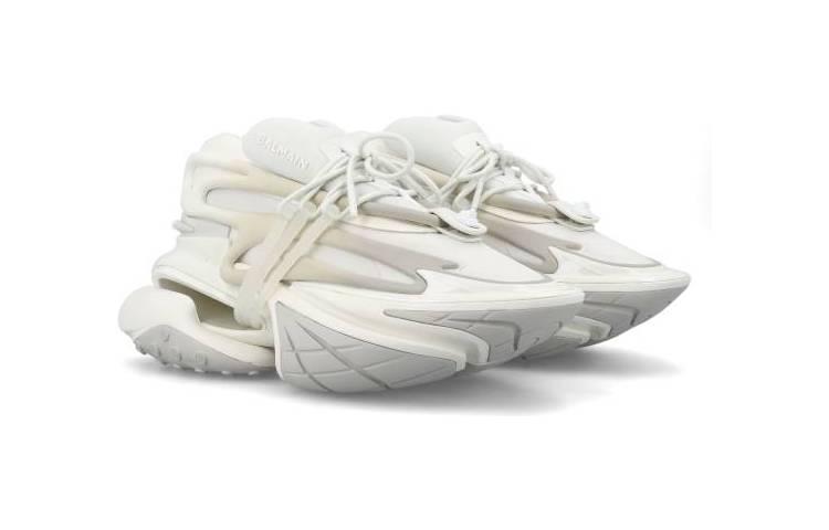 Balmain Jordan 1 Low 'Unicorn White' 圖 4