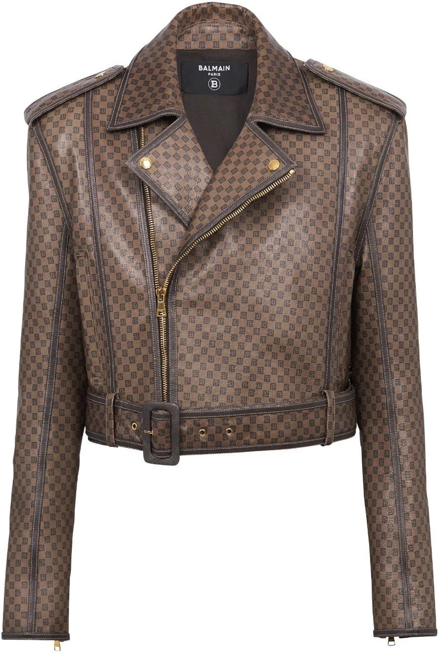 balmain-all-over-print-short-casual-jacket-in-brown-bh-0-td-351-l-c79