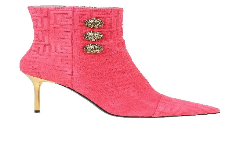 Balmain Ankle Boot 'Purple-Red'