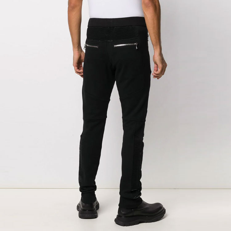 BALMAIN Appliqué Detail Sweatpants  Black. UH05803I368-0PA 圖 5