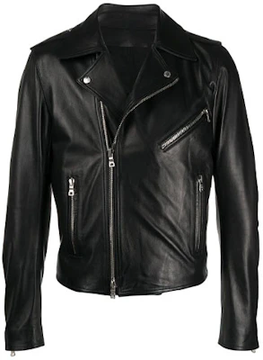 Balmain Asymmetrical Zipper Jacket in Black TH08440L085-0PA Buy Balmain Asymmetrical Zipper Jacket in Black TH08440L085-0PA