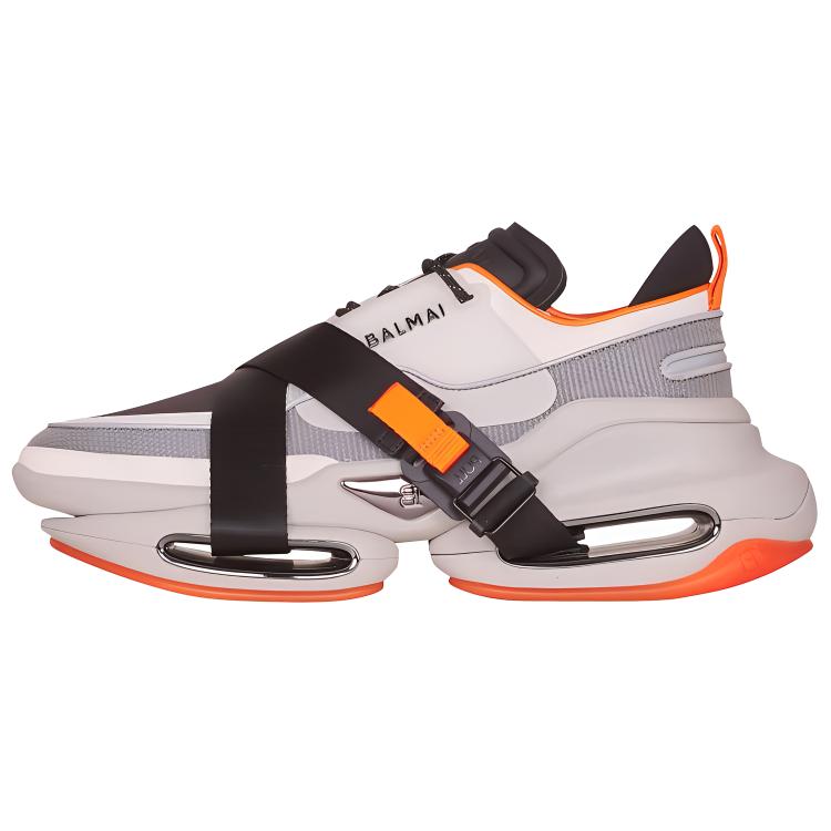 Balmain B-Bold 'Black Grey Orange'