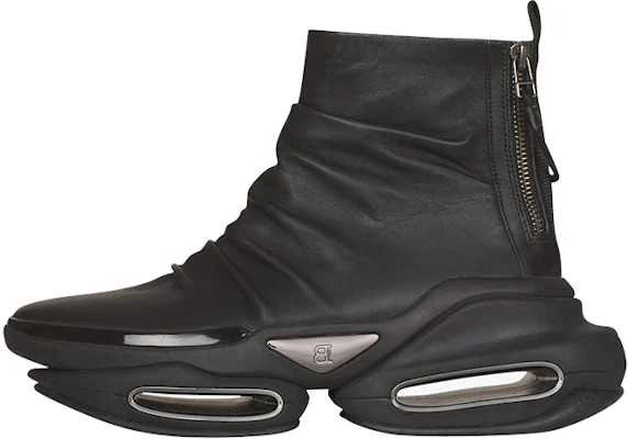 Balmain B-Bold High-Top 'Black Leather' XM1VH285LDDL0PA Buy Balmain B-Bold High-Top 'Black Leather' XM1VH285LDDL0PA