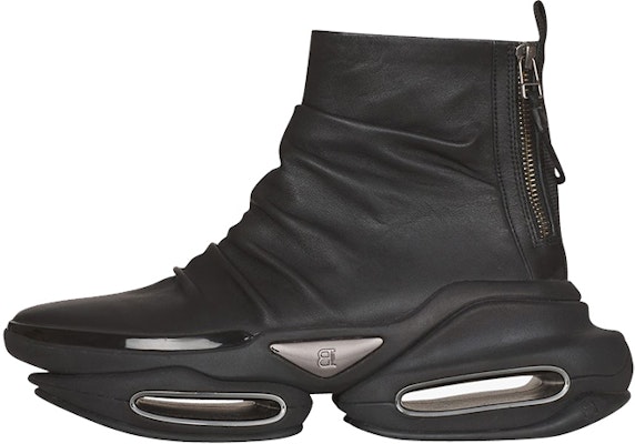 Balmain B-Bold High-Top 'Black Leather' XM1VH285LDDL0PA Buy Balmain B-Bold High-Top 'Black Leather' XM1VH285LDDL0PA