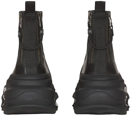 Balmain B-Bold High-Top 'Black Leather' XM1VH285LDDL0PA Shop Balmain B-Bold High-Top 'Black Leather' XM1VH285LDDL0PA