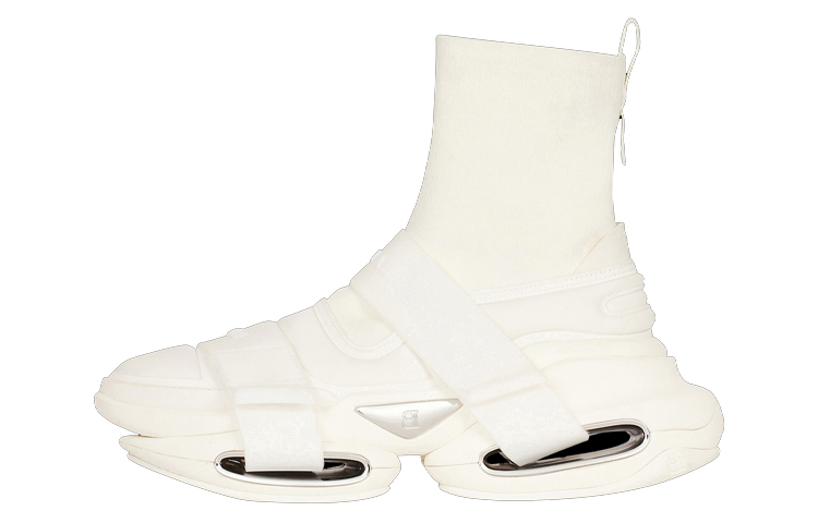 Buy 巴尔曼 B-Bold 白色高帮运动鞋 WM1VH229TLKP0FA