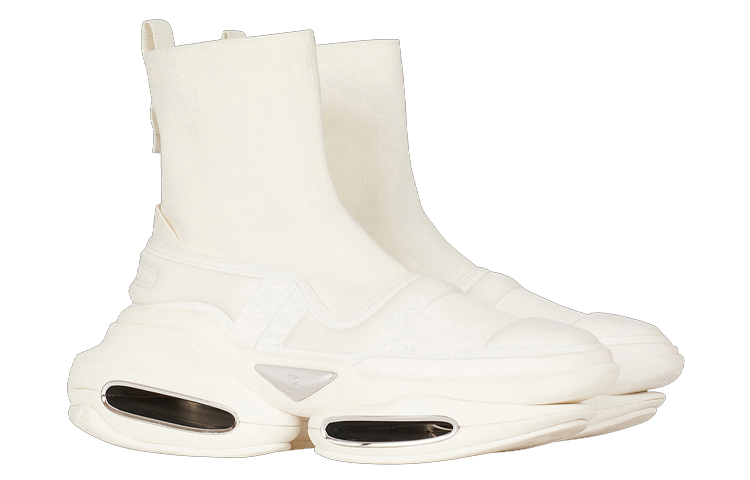 Order 巴尔曼 B-Bold 白色高帮运动鞋 WM1VH229TLKP0FA