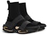 Balmain B-Bold High-Top Hitam Emas YM1VH229TKSE0PA