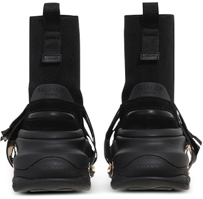 Balmain B-Bold High-Top Black Gold YM1VH229TKSE0PA Shop Balmain B-Bold High-Top Black Gold YM1VH229TKSE0PA