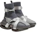 Lookbook Balmain B-Bold High-Top Sneakers 'Grey Mesh and Suede Strap' YM0VH316TSLE0PA