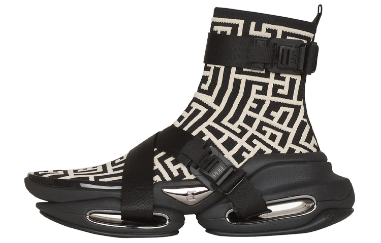 Balmain B-Bold High 'Black White'