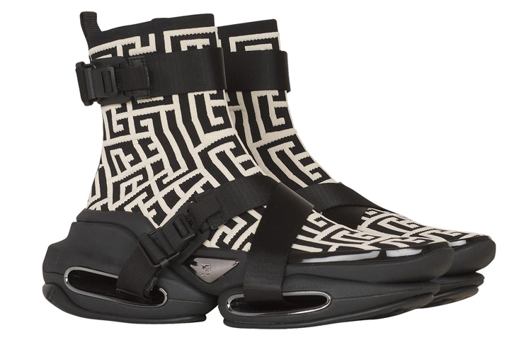 Balmain B-Bold High 'Black White' 圖 2