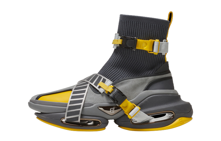 Balmain B-Bold High 'Grey Yellow'