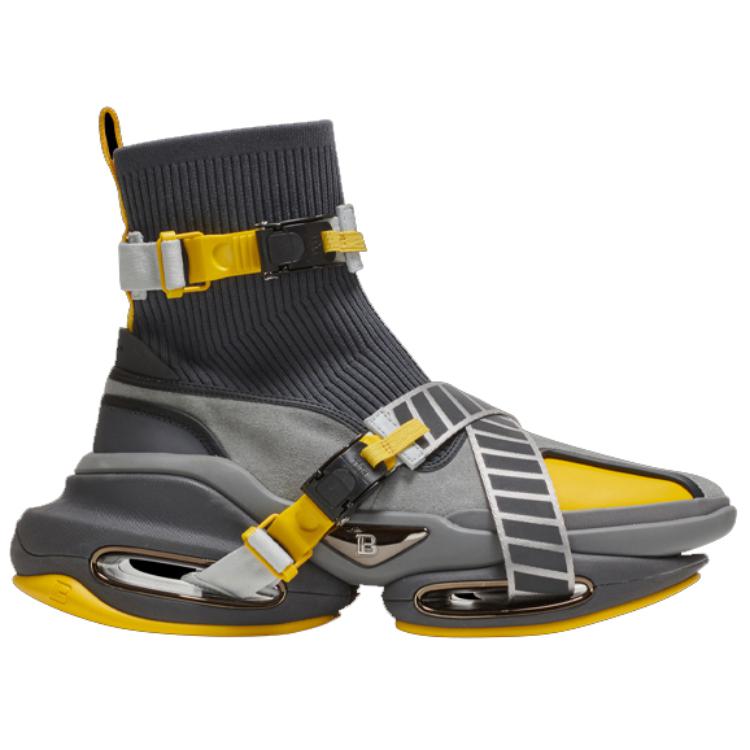 Balmain B-Bold High 'Grey Yellow' 圖 2