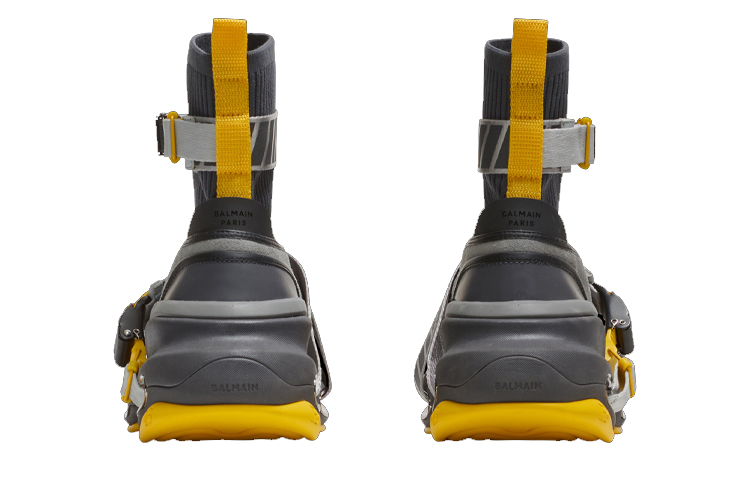 Balmain B-Bold High 'Grey Yellow' 圖 5