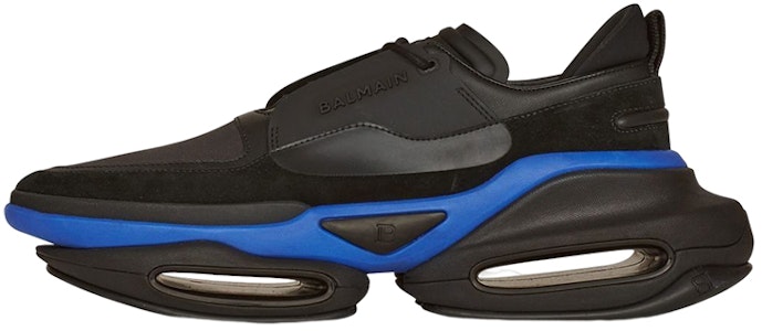 BALMAIN巴爾曼 皮革 休閒 低筒 運動鞋 黑色 Buy BALMAIN巴爾曼 皮革 休閒 低筒 運動鞋 黑色