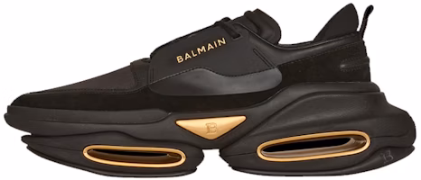 Balmain B-Bold Low-Top Black Gold YM1VI277LSSE0PA Balmain B-Bold Low-Top Black Gold YM1VI277LSSE0PA