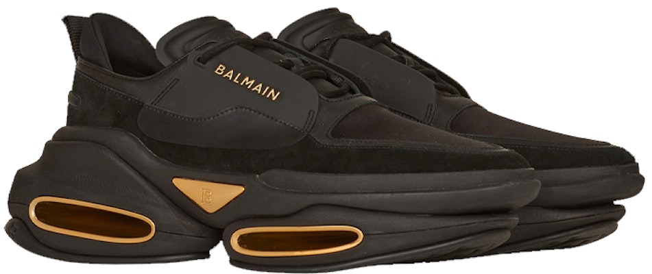 발망 비-볼드 로우탑 블랙 골드 (Balmain B-Bold Low-Top Black Gold) YM1VI277LSSE0PA Order 발망 비-볼드 로우탑 블랙 골드 (Balmain B-Bold Low-Top Black Gold) YM1VI277LSSE0PA