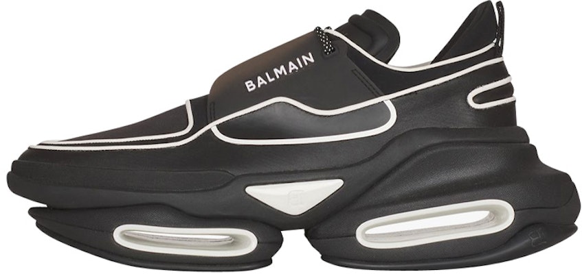 Balmain B-Bold Low-Top Black White XM0VI277TNCFEAB Buy Balmain B-Bold Low-Top Black White XM0VI277TNCFEAB