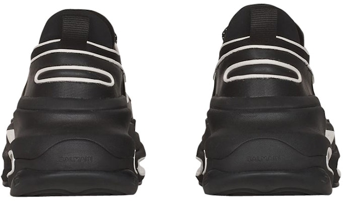 Balmain B-Bold Low-Top Black White XM0VI277TNCFEAB Shop Balmain B-Bold Low-Top Black White XM0VI277TNCFEAB