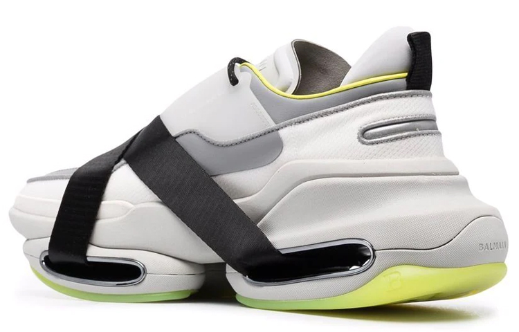 Balmain B-Bold Low-Top White Yellow 圖 3