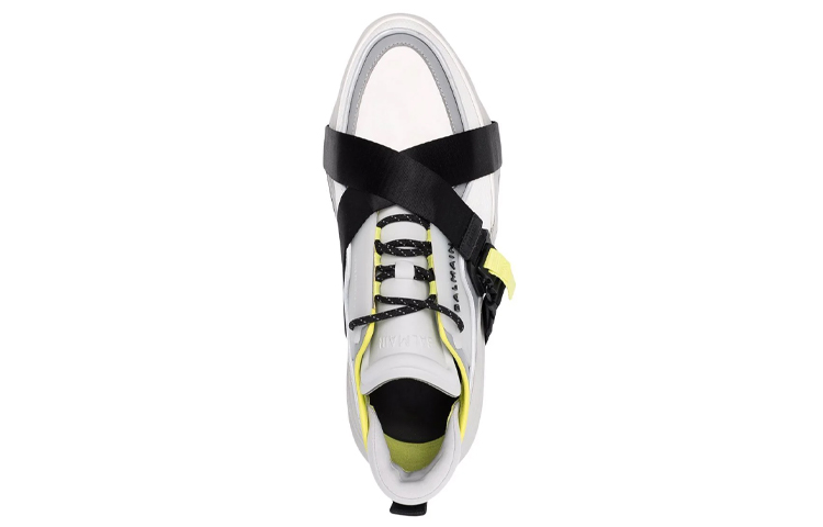 Balmain B-Bold Low-Top White Yellow 圖 4