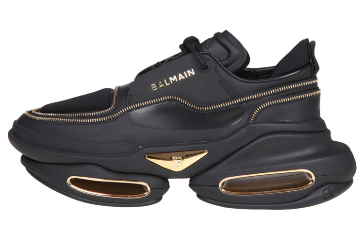 Balmain B-Bold Low 'Black Logo Lace-Up' AM1VI277LRZZEAD ...