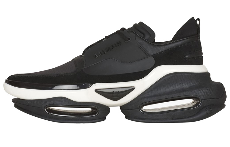 Balmain B-Bold Low 'Black White' XM0VI277LSOWEAB