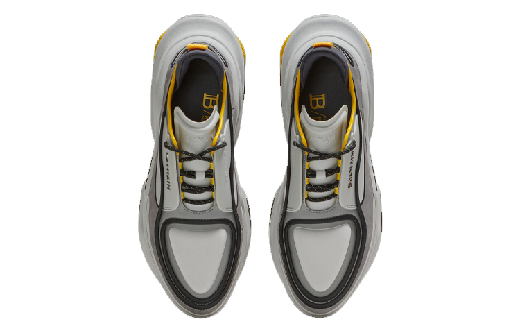 Balmain B-Bold Low 'Grey Leather' 圖 4
