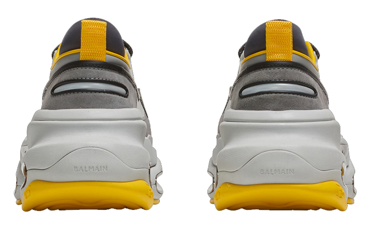 Balmain B-Bold Low 'Grey Leather' 圖 5