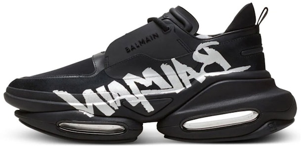 Balmain B-Bold Low 'Negro Plata' BM1VI277TBRL-EAC Buy Balmain B-Bold Low 'Negro Plata' BM1VI277TBRL-EAC