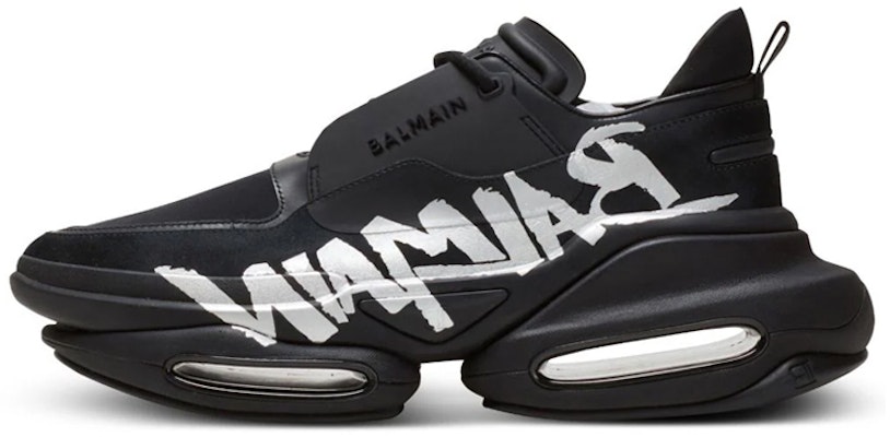 Balmain B-Bold Low 'Noir Argent' BM1VI277TBRL-EAC Buy Balmain B-Bold Low 'Noir Argent' BM1VI277TBRL-EAC