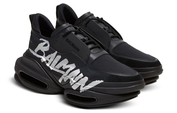 Order Balmain B-Bold Low 'Hitam Perak' BM1VI277TBRL-EAC